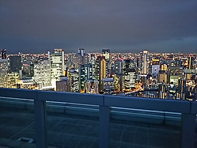 20150323_梅田スカイビル スカイウォーク夜景　南方面
